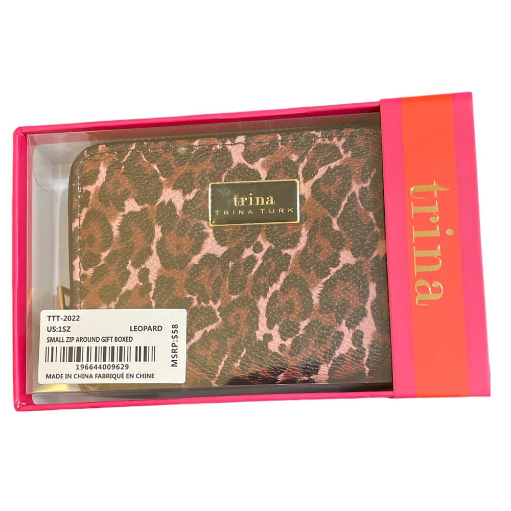 Trina Turk Small Zip Around Wallet NWT - Picture 4 of 7